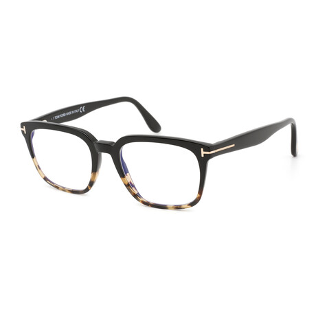 Men's Squared Blue-Light Blocking Glasses // Black + Tortoise