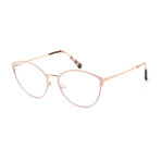 Women's Cat-Eye Blue-Light Blocking Glasses // Rose Gold