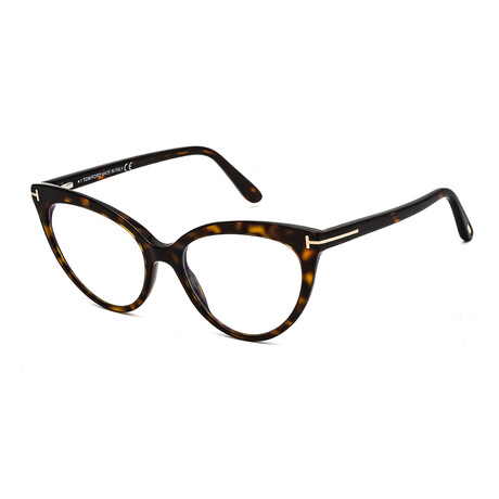 Women's Classic Cat-Eye Blue-Light Blocking Glasses // Dark Havana