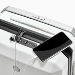 Phoenx Tela 40 Cabin Luggage Peak + Privo Vacuum Laundry Bag // White