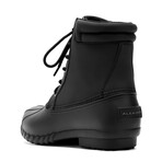 Aleader Mens Duck Boot | Waterproof Shell | Fur Lined Insulated Winter Snow Boot // Black (US: 11)