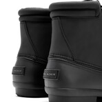 Aleader Mens Duck Boot | Waterproof Shell | Fur Lined Insulated Winter Snow Boot // Black (US: 7)