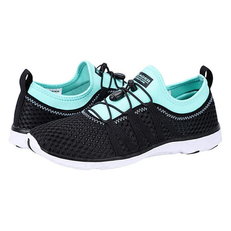 Aleader Women's Xdrain Venture 2.0 Water Shoes // Black + Blue (US: 5)