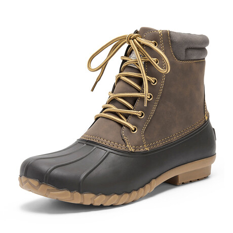 Aleader Men's Duck Boot Winter Snow Boot // Tan (US: 12)