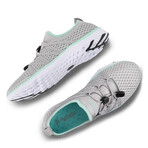 Aleader Women's Xdrain Venture 2.0 Water Shoes // Gray + Green (US: 6)