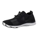 Aleader Women's Xdrain Classic Knit Water Shoes // Black + Gray (US: 5)