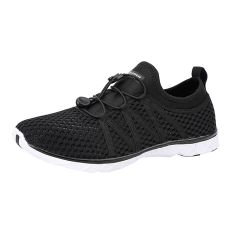 Aleader Women's Xdrain Venture 2.0 Water Shoes // Black + White (US: 5)