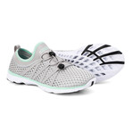 Aleader Women's Xdrain Venture 2.0 Water Shoes // Gray + Green (US: 5)