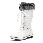 Aleader Women's Cold Weather Winter Boots // White (US: 5)