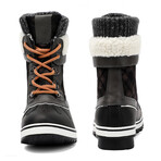 Aleader Women’s Fashion Waterproof Winter Snow Boots // Black + Grey (US: 7)