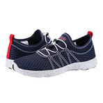 Aleader Men's Xdrain Venture 2.0 Water Shoes // Navy Gray + Red (US: 7)
