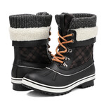 Aleader Women’s Fashion Waterproof Winter Snow Boots // Black (US: 8.5)