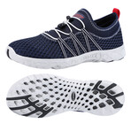 Aleader Men's Xdrain Venture 2.0 Water Shoes // Navy Gray + Red (US: 7)