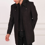Hooded Coat // Black (S)