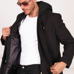 Hooded Coat // Black (S)