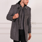 Lyon Overcoat // Diagonal Gray (Small)