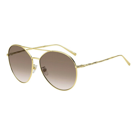 Givenchy Women's GV7170GS-0J5G-HA Sunglasses // Gold + Brown Gradient