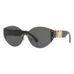 Versace Women's VE2224-GB1-87 Sunglasses // Gold + Gray