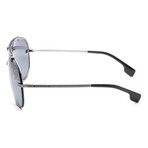 Versace Men's VE2243-10016G Sunglasses // Gunmetal + Gray-Black Mirror