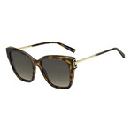 Givenchy Women's GV7191S-86-HA Sunglasses // Havana + Brown Gradient