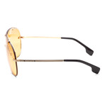 Versace Men's VE2243-100285 Sunglasses // Gold + Yellow