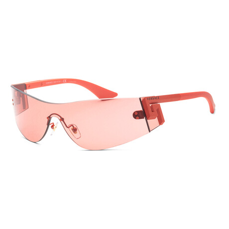 Versace Men's VE2241-147884-43 Sunglasses // Red + Red