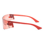 Versace Men's VE2241-147884-43 Sunglasses // Red + Red