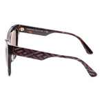 Versace Women's VE4417U-535973 Sunglasses // Havana + Dark Brown