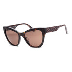 Versace Women's VE4417U-535973 Sunglasses // Havana + Dark Brown