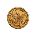 $2.50 Liberty Head U.S. Gold Coin (1889-1907) // Deluxe Display Box