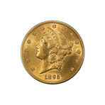 $20 Liberty Head U.S. Gold Coin (1877-1907) // Deluxe Display Box