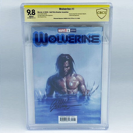 Gabriele Dell'Otto Autographed Wolverine #1 (2020) - CBCS 9.8