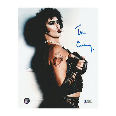 Tim Curry Autographed Rocky Horror Picture Show 8X10 Photo