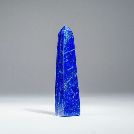 Genuine Polished Lapis Lazuli Obelisk v.3