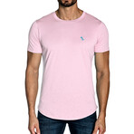Short Sleeve T-Shirt V1 // Pastel Pink (L)