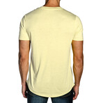 Short Sleeve T-Shirt V1 // Pastel Yellow (L)