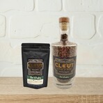 Rye Whiskey Barrel Aged Coffee // 10oz Whole Bean Gift Bottle + 4oz Ground Bag
