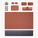 Smart Desk Mat Full Kit // Sienna Brown