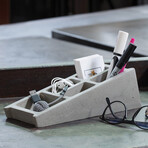 Low Tech // Blockwork Desk Organizer