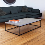 Perspective // Rectangular Coffee Table // Black Edition