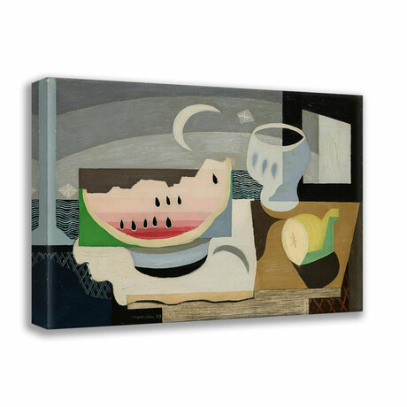 The Watermelon Edge 1927 // Louis Marcoussis (18"H x 15"W x 2"D)