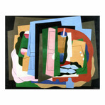 The Pink Door 1927 // Georges Valmier (18"H x 15"W x 2"D)