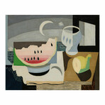 The Watermelon Edge 1927 // Louis Marcoussis (18"H x 15"W x 2"D)