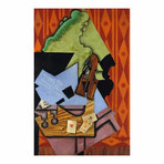 Violin and Playing Cards on a Table 1913 // Juan Gris (18"H x 15"W x 2"D)