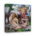 The Bathers 1912 // Roger de La Fresnaye (18"H x 15"W x 2"D)