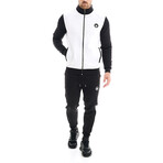 Leo Jogger // White + Black (M)