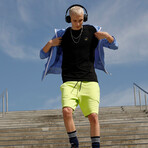 Kenny Solid Breathable Light Weight Zip Hoodie // Blue (M)