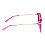 Moreno Polarized Sunglasses // Purple Frame + Silver Lens