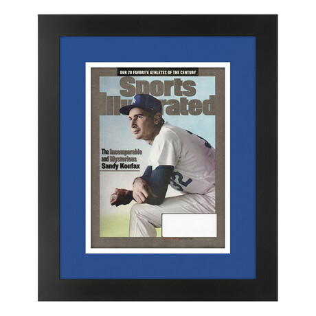 Sandy Koufax // Matted + Framed Sports Illustrated Magazine // July 12, 1999 Issue