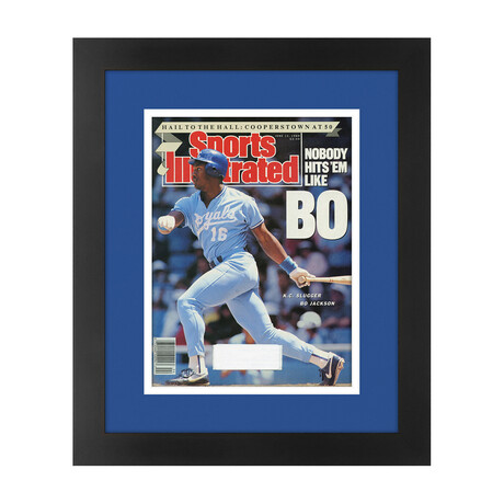 Bo Jackson // Matted + Framed Sports Illustrated Magazine // June 12, 1989 Issue